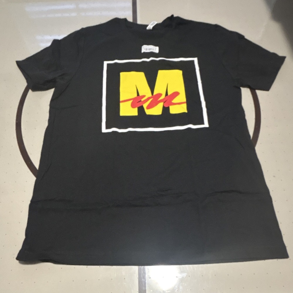 Canvas BELLA+CANVAS Men's L Black Graphic Print Vintage Short Sleeve T-Shirt